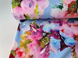 Scuba - smukkeste blomster på dueblå bund